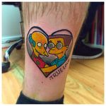 Mr Burns Tattoo by Matt Daniels #MrBurns #theSimpsons #MattDaniels