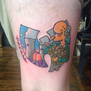 Mr Burns Tattoo by Natalie Morguette #MrBurns #theSimpsons #NatalieMorguette