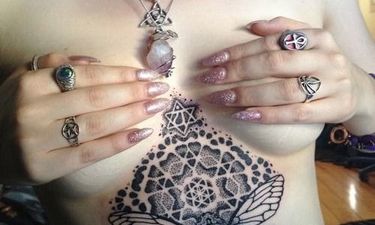 Do Underboob Tattoos Hurt? What to Know About Sternum Tattoo Designs