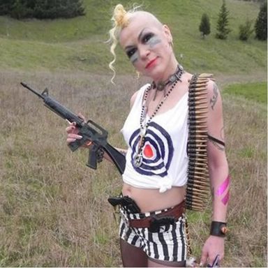 Stalin's Granddaughter Turned Out To Be A Real-Life Tattooed Tank Girl