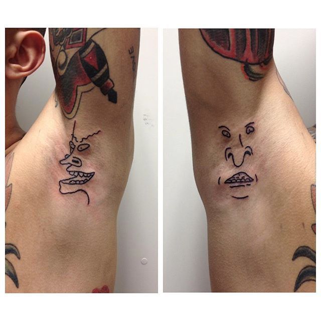 Beavis And Butthead Tattoos That Definitely Dont Suck  Cartoon tattoos  Tattoos Body art tattoos