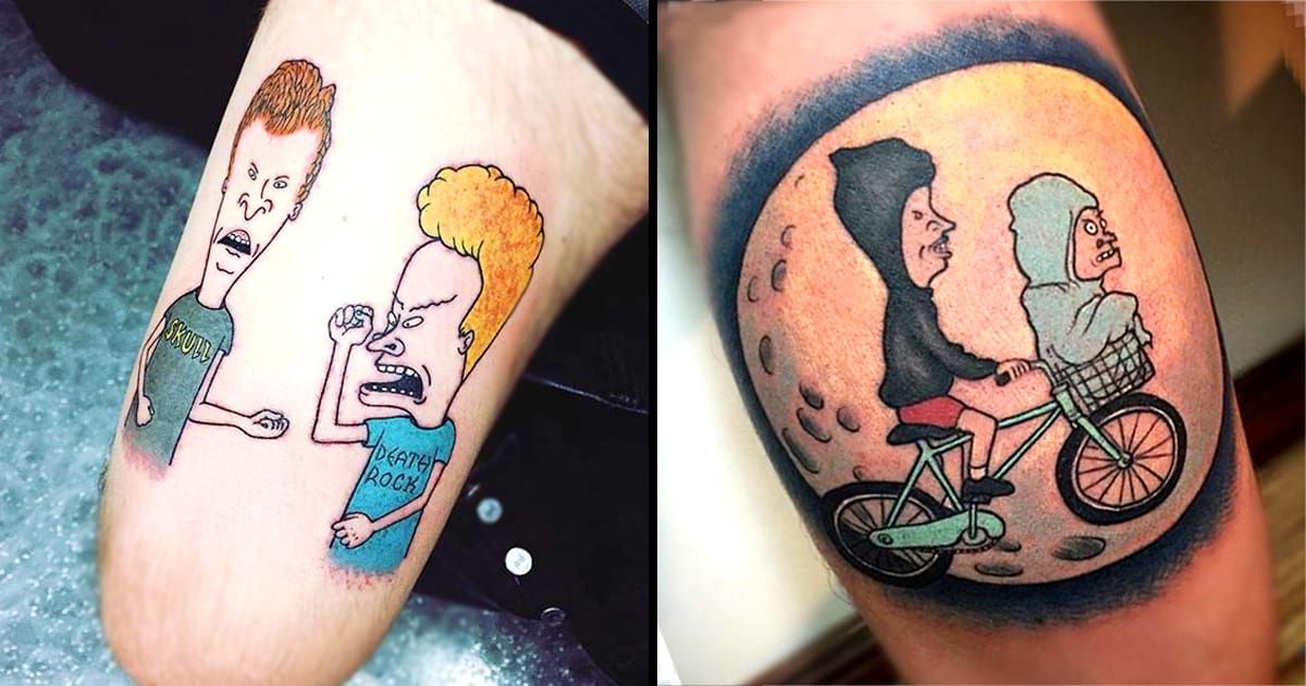 11 Beavis And Butthead Tattoos That Definitely Don't Suck! 