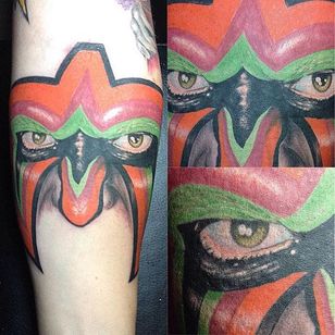 ultimate warrior face paint tattoo