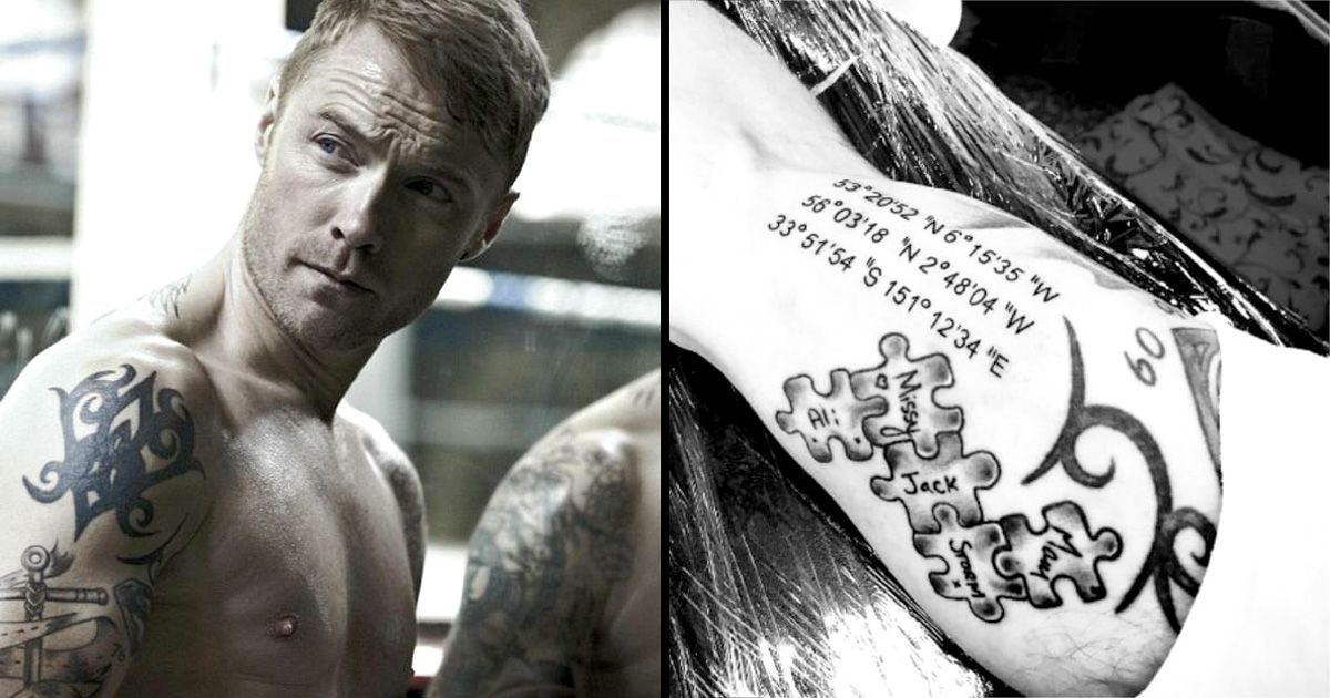 ronan keating tattoos
