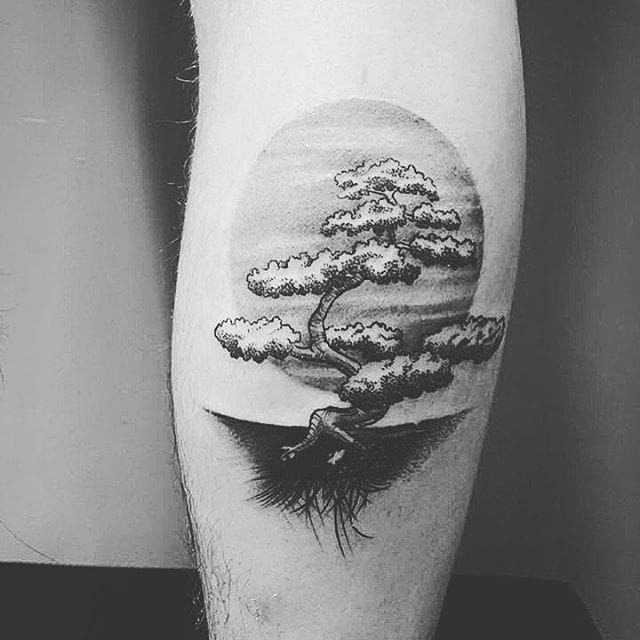 Bonsai tree tattoo by Ilaria Tattoo Art  Post 27548