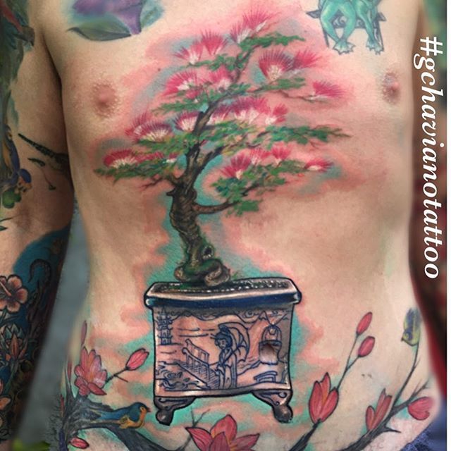 11 Red Tree Tattoo Ideas That Will Blow Your Mind  alexie