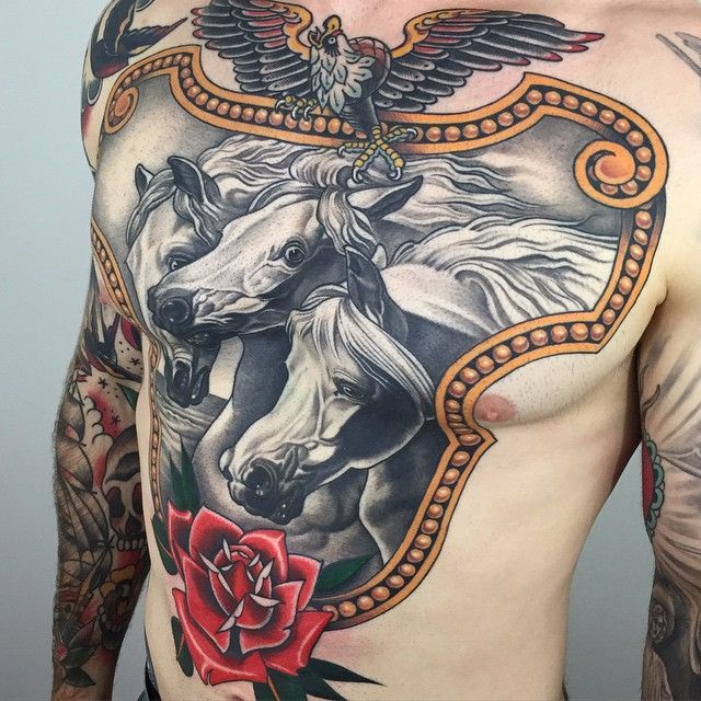 51 Graceful Armor Shoulder Tattoos
