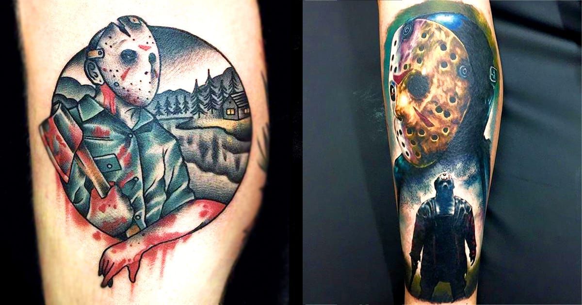 13 Thrilling Jason Voorhees Tattoos • Tattoodo