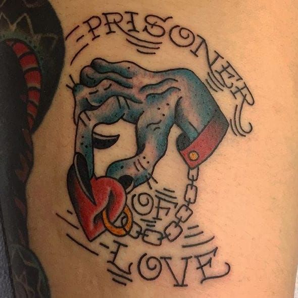10 Old School Prisoner Of Love Tattoos  Tattoodo