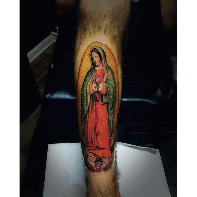 Our Lady of Guadalupe Tattoo  Midnight Moon Tattoo