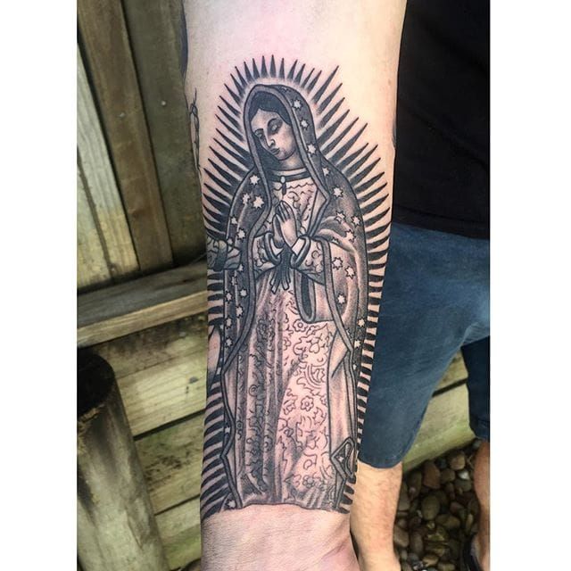 50 Guadalupe Tattoo Designs For Men  Blessed Virgin Mary Ink Ideas