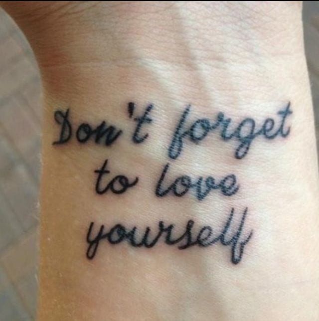 Love Yourself Bts Tattoo [ 29+ Images ]
