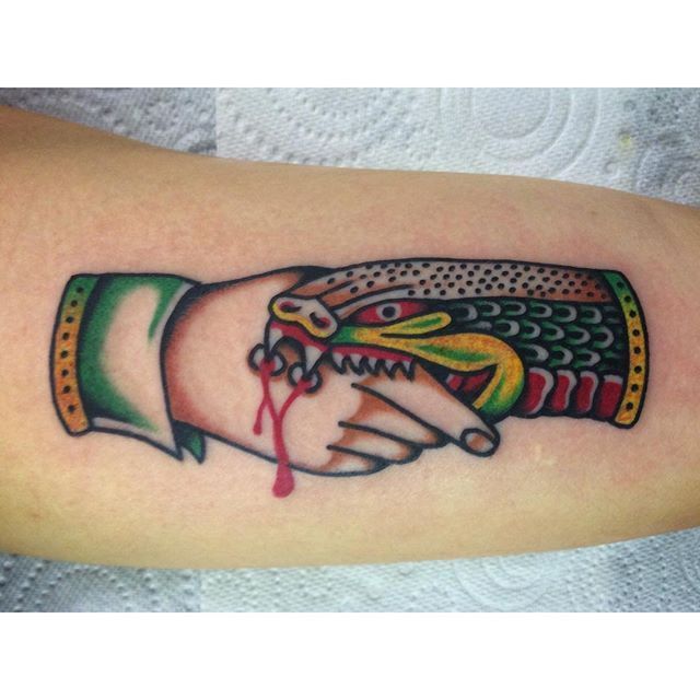 TattooSnobcom  Bite The Hand That Feeds The Fear tattoo  Facebook