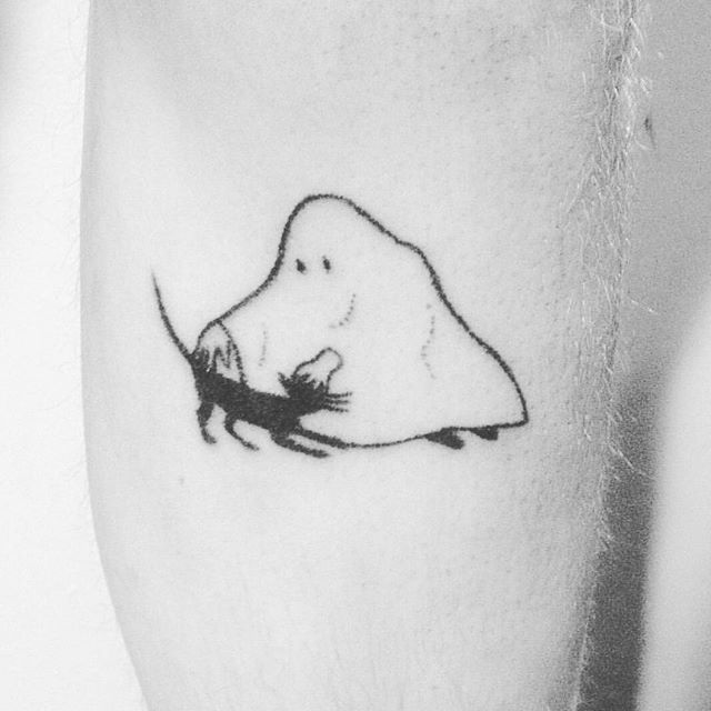 32 Ghost Tattoo Ideas That Prove Ghouls Can be Cute  Psycho Tats