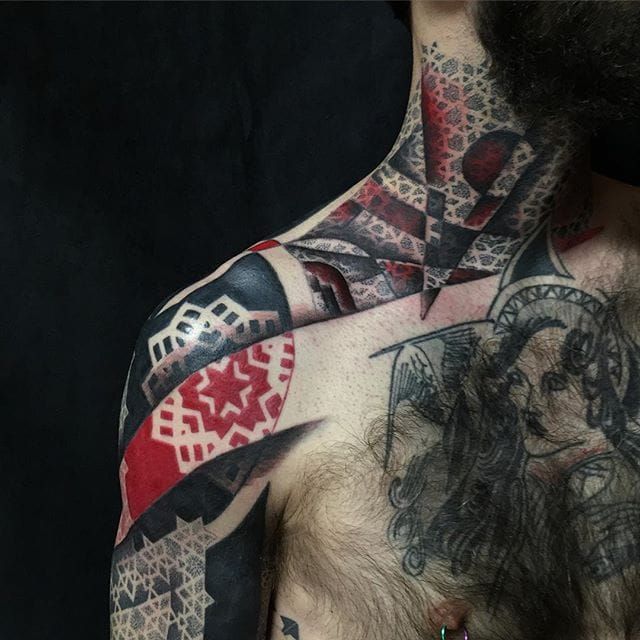 Share more than 73 red and black tattoo sleeves  thtantai2