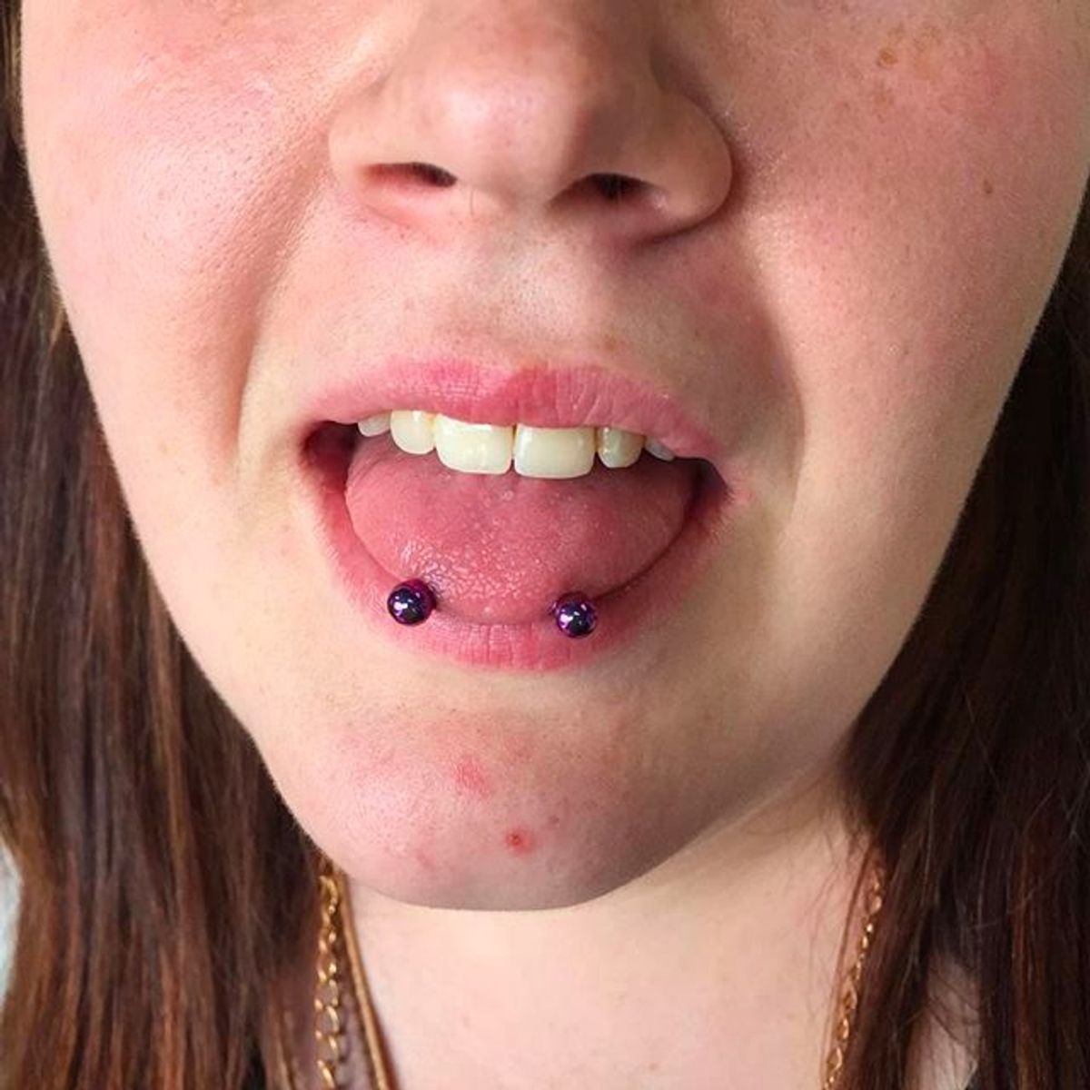 Tattoo uploaded by minerva • Snake Eyes or Horizontal Tongue piercing 
