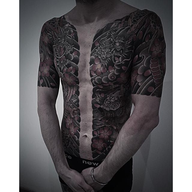 blackout in Japanese Irezumi Tattoos  Search in 13M Tattoos Now   Tattoodo