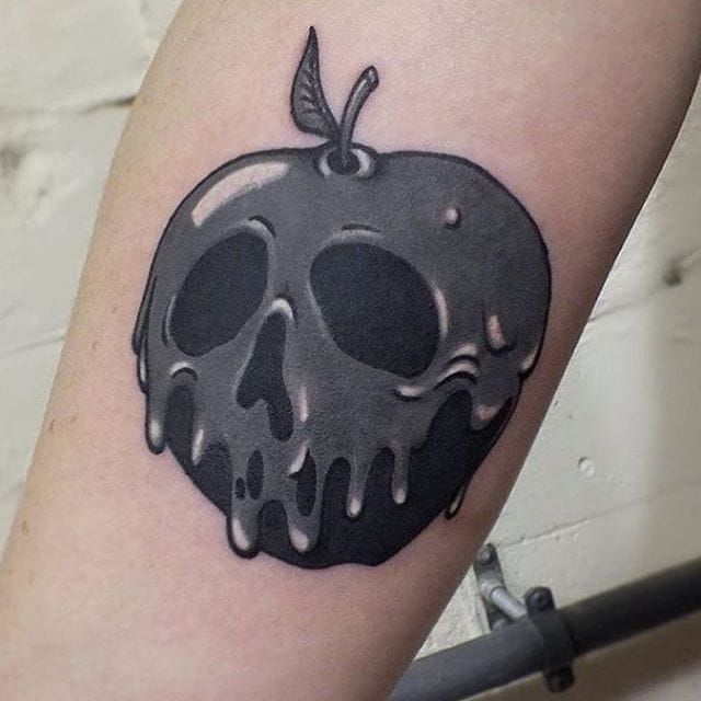 Poison apple tattoo  Apple tattoo Tattoo designs Creative tattoos