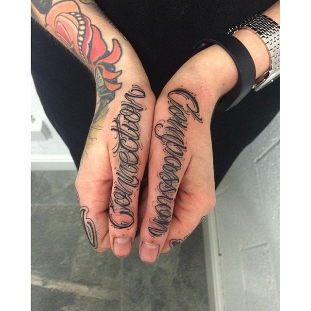 Karol G Spanish Writing Back of Hand Tattoo  Steal Her Style