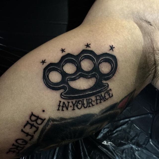 Update More Than 74 Traditional Brass Knuckles Tattoo Latest Ineteachers