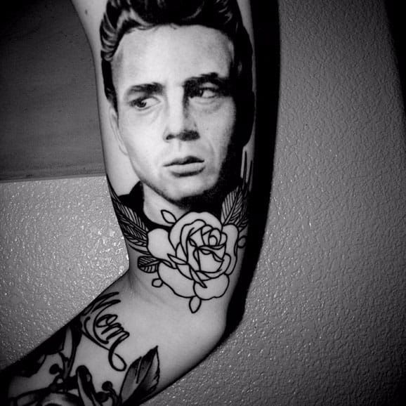 Amazing Tattoos Of Icons From The Golden Age Of Hollywood Cinema • Tattoodo