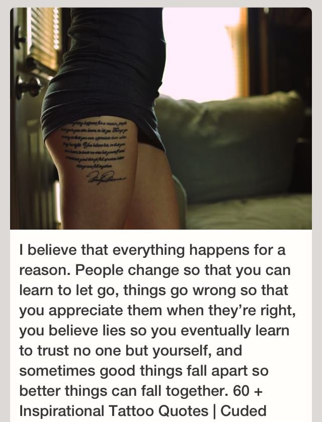 50 Quote Tattoo Ideas  POPSUGAR Beauty