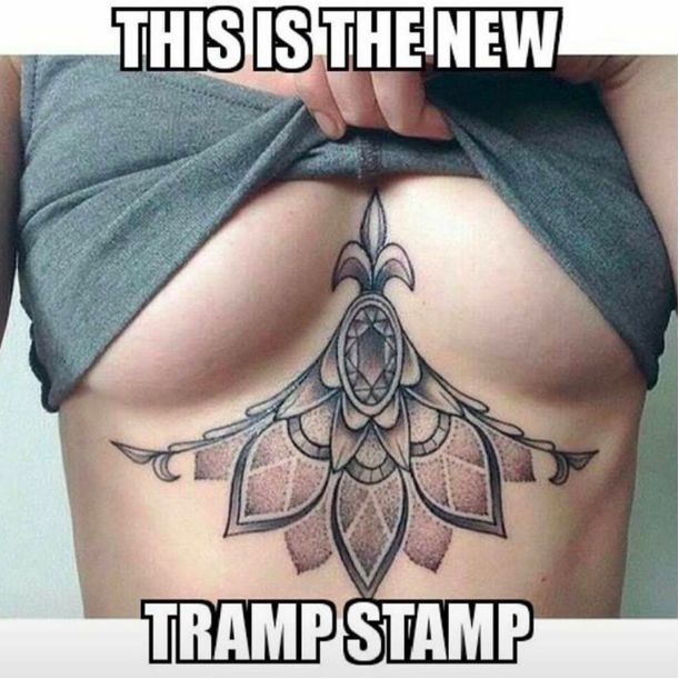 tramp stamp tattoo