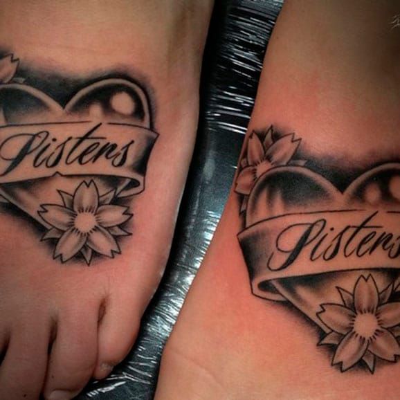 31 Best Matching Sister Tattoos - Coordinating Tattoos for Twins and  Siblings