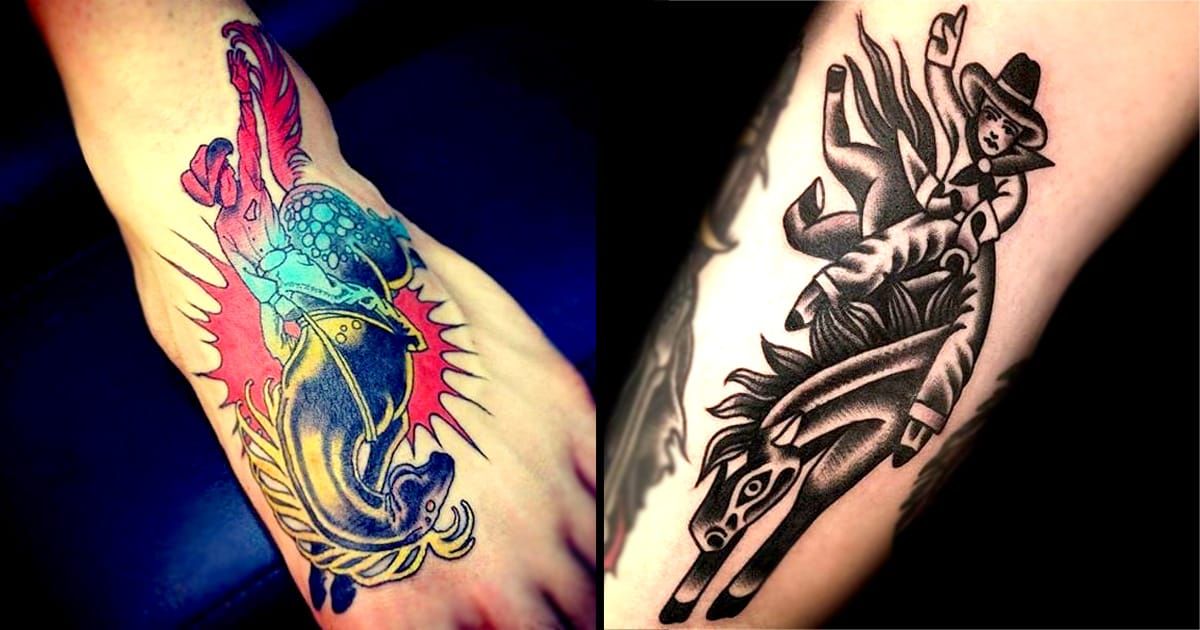 12 Cowboy Inspired Rodeo Tattoos • Tattoodo