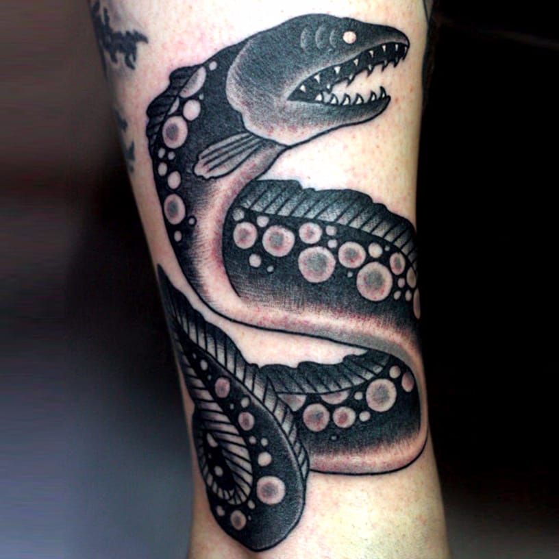60 Eel Tattoo Designs For Men  Elongated Fish Ink Ideas  Tattoo designs  men Jellyfish tattoo Tattoo designs