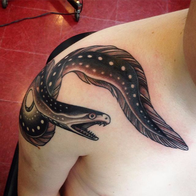 60 Eel Tattoo Designs For Men  Elongated Fish Ink Ideas  Tattoo designs  men Tattoo designs Traditional tattoo art