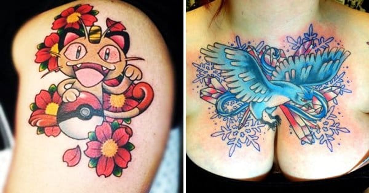 Pokémon Tattoos: Gotta Tattoo 'Em All! • Tattoodo