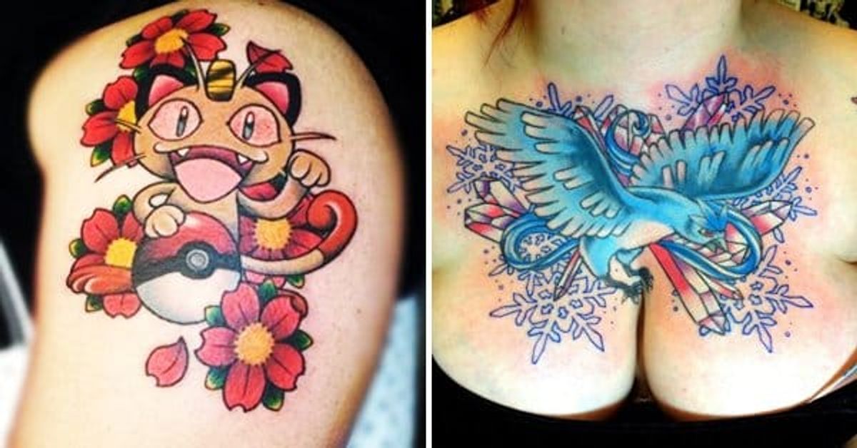 Pokémon Tattoos: Gotta Tattoo 'Em All! • Tattoodo Pokémon Tattoos: Gotta Tattoo 'Em All! • Tattoodo