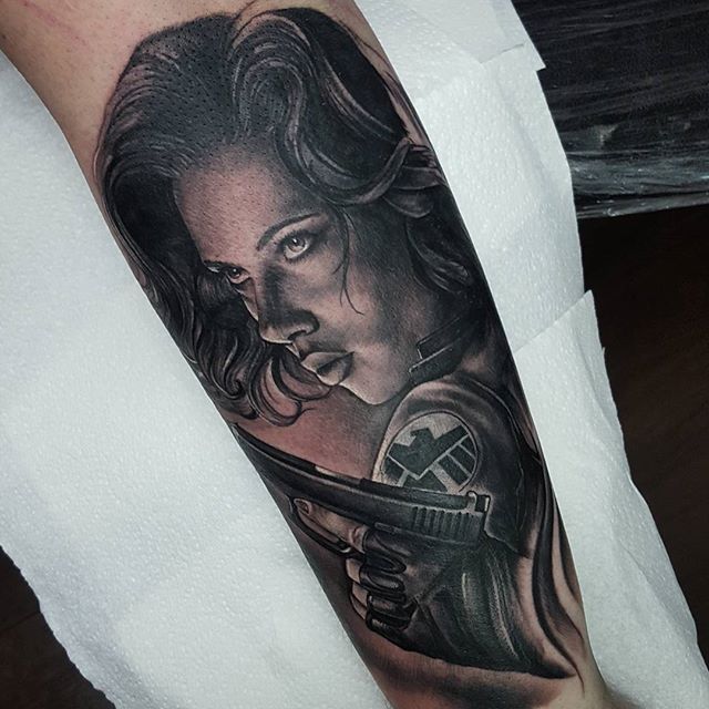 21st Century Tattoo and Piercing Studio  Marvel Black Widow on Millie   Always a pleasure By Justin  Facebook