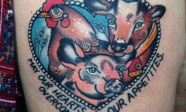 Friends Not Food: Cool Vegan Tattoos by Avalon Westcott • Tattoodo