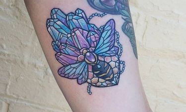 Carla Evelyn's Lovely Pastel and Crystal Wonderland Tattoos