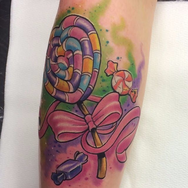Tattoo uploaded by Aesthetic Tattoo  Cotton candy colored bouquet   Tattoodo