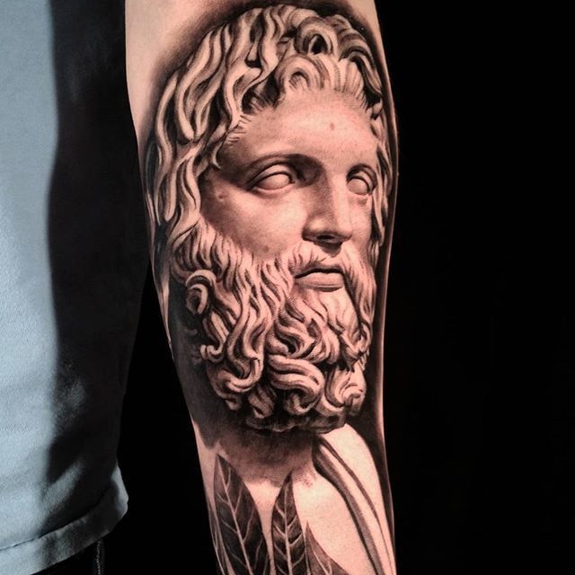 roman god tattoo