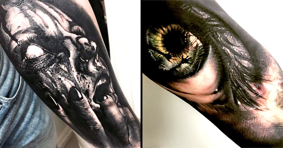 Biomechanik tattoo horror
