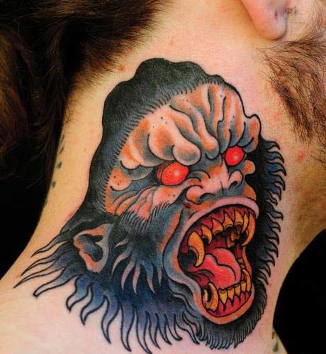 Tattoo by Crispy Lennox #CrispyLennox #neck