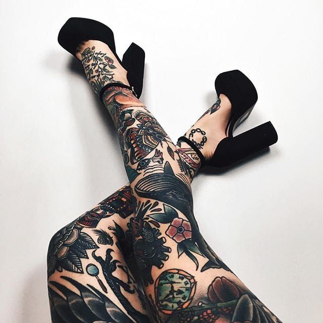 Girls Leg Tattoo ideas🔥🔥 DON'T MISS IT OUR SPECIAL DEAL THIS MONTH🔥🔥  Any inquiries or quote please direct messages through