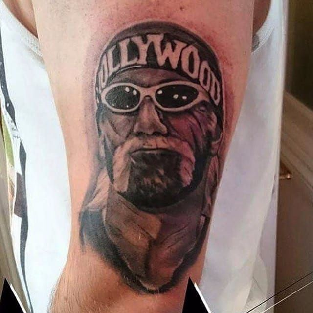 Guy gets tattoo of Hulk Hogan on himself Why do People get tattoos of  Wrestlers on themselves  rSquaredCircle
