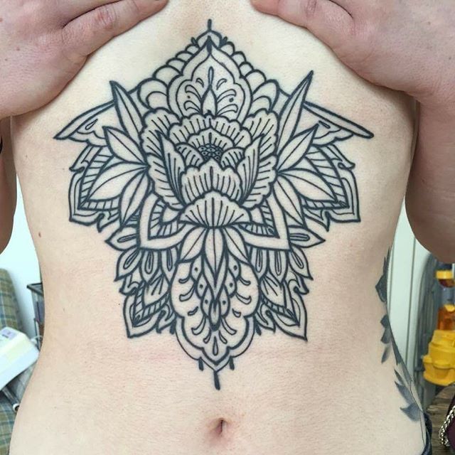15 Attractive Sternum Tattoo Designs and Ideas 2023