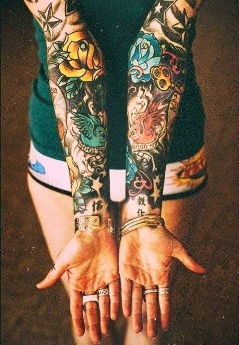 Covered In Many Colors • Tattoodo
