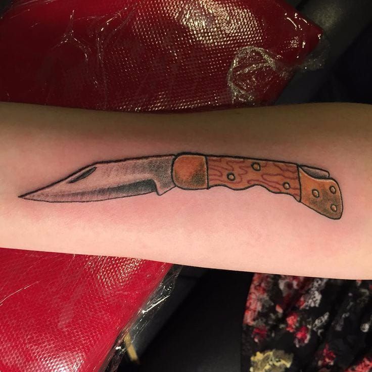 knife tattoo  All Things Tattoo