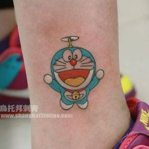 Doraemon tattoo by Shanghai5. #doraemon #neko #cat #anime