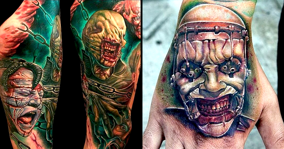 Killer Hellraiser Tattoos To Adorn Your Mortal Flesh Tattoodo