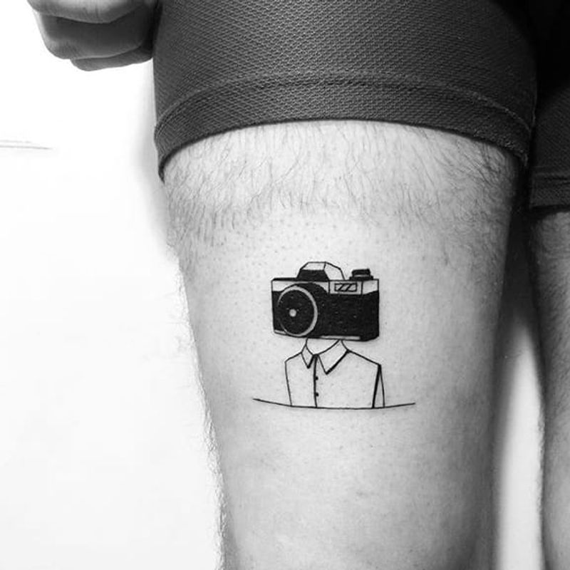 15 Lit Tattoo Ideas For The Raving Photographer • Tattoodo