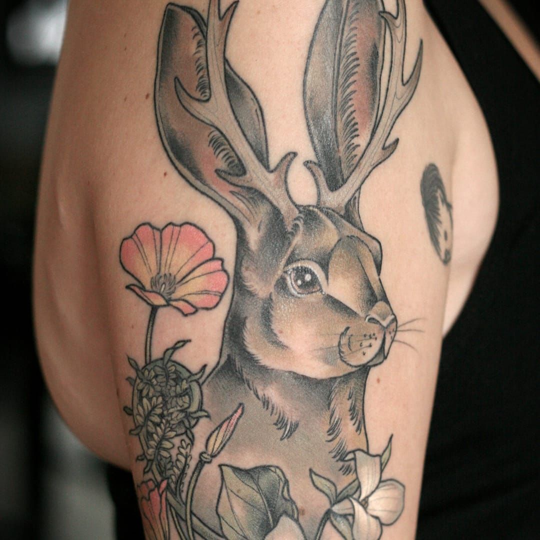 Awesome Jackalope project  Salvation Tattoo Studios  Facebook