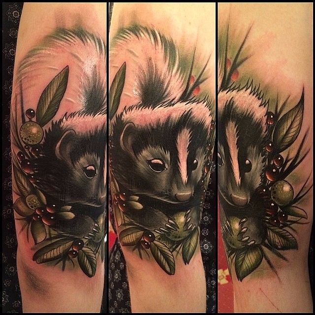 skunk by Nick Sadler MADISON TattooNOW